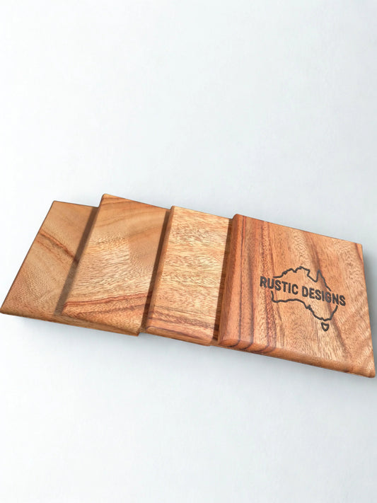 Premium Low Tox Range - Camphor Laurel Coaster Set (4)