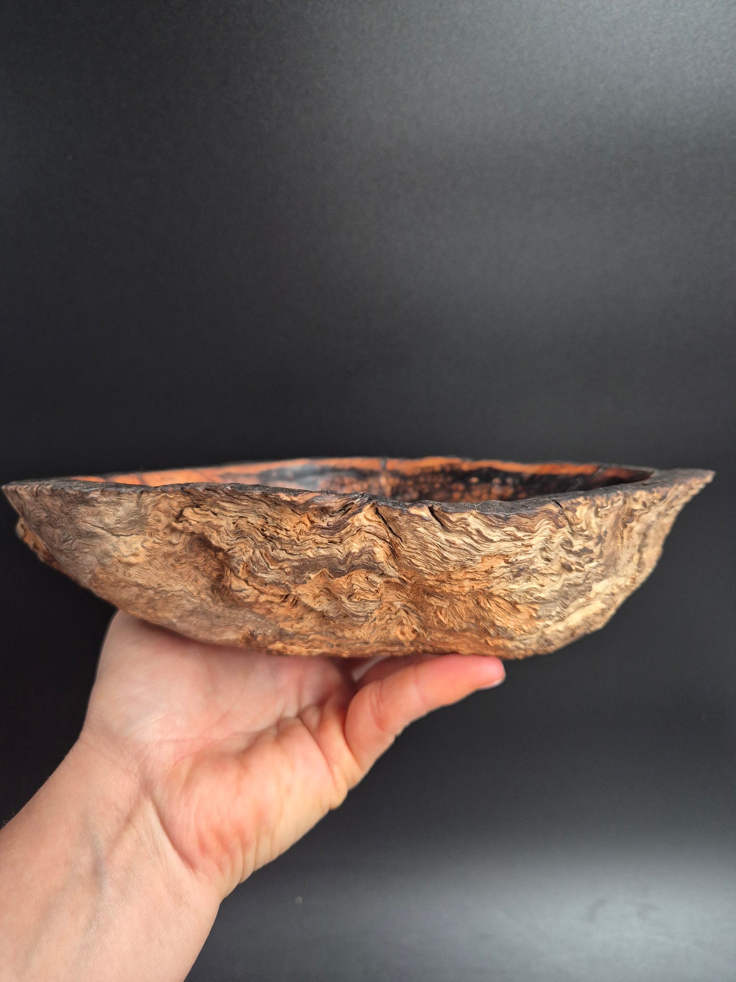 Yellowbox Burl Bowl (Chatter Marked)