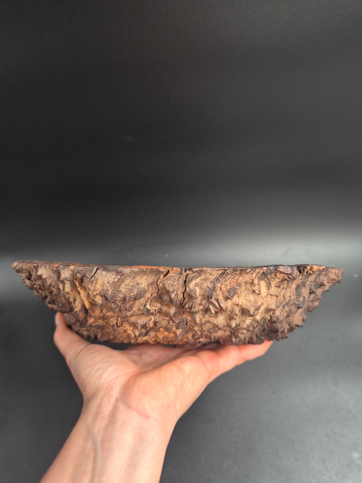 Yellowbox Burl Bowl