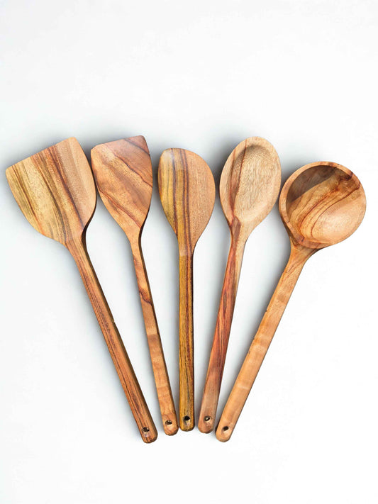 Premium Low Tox Range- Camphor Laurel Kitchen Utensil Set