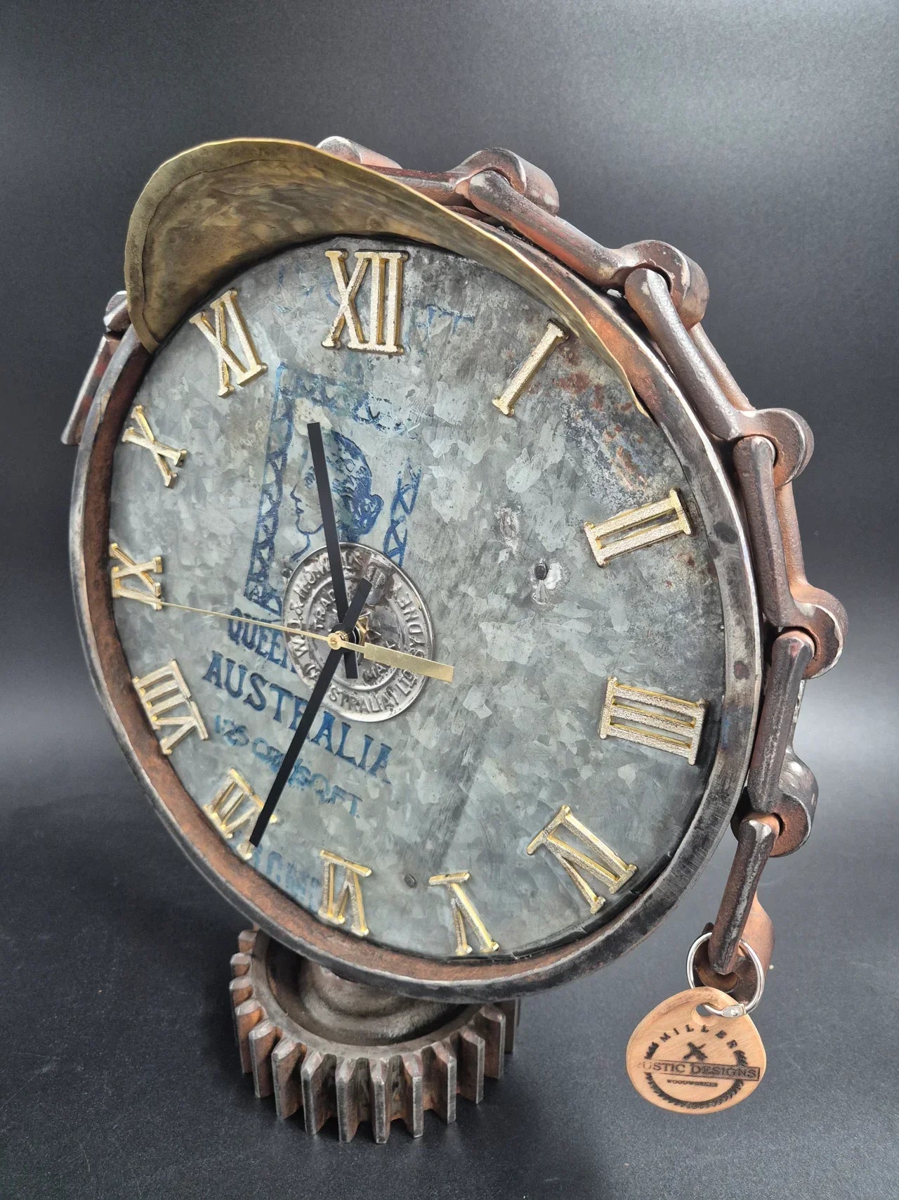 Large Cog Clock – Rustic Designs