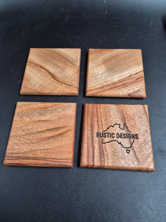 Premium Low Tox Range - Camphor Laurel Coaster Set (4)