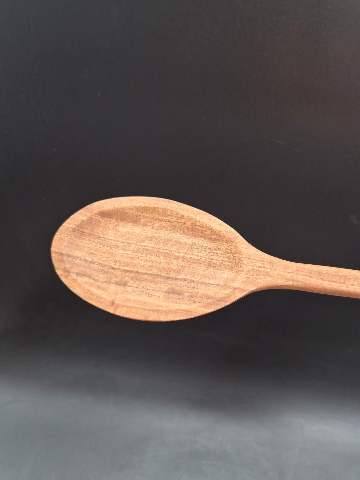 Handmade Yellow Box mixing spoon with a straight edge, crafted from timber sourced from the Inverell NSW area. These kitchen utensils are proudly made in Australia using Australian hardwoods and are shaped from one solid piece of timber with no glues or joins.

Each spoon is carefully handcrafted and finished with our organic oil, making it non-toxic, food safe, and ready for everyday use. Strong, durable, and naturally beautiful, this handmade mixing spoon is built to last and designed to become a staple i