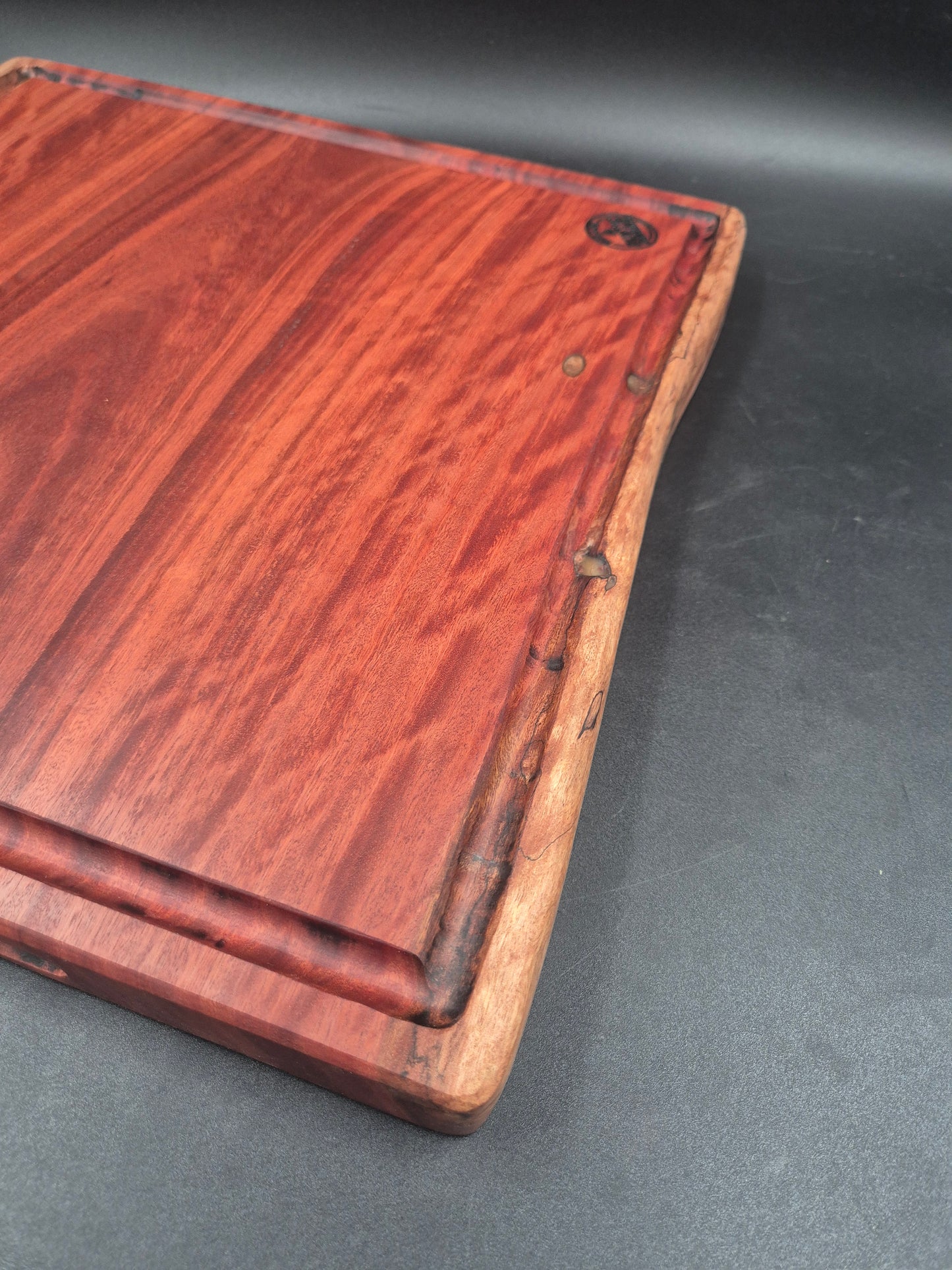 Ironbark Chopping Block with Drip Edge