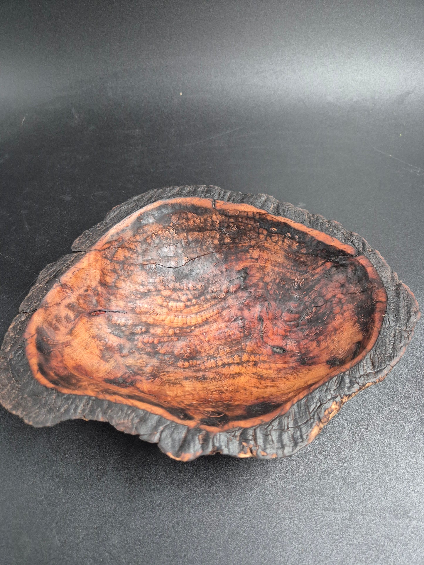 Yellowbox Burl Bowl (Chatter Marked)