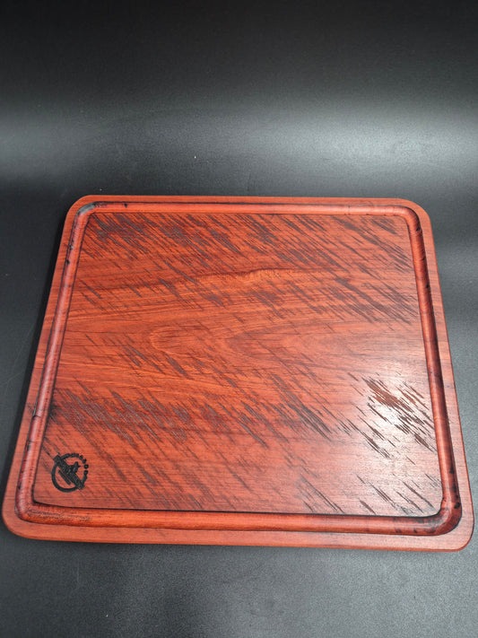 Chainsaw Marked Iron Bark Chopping Block