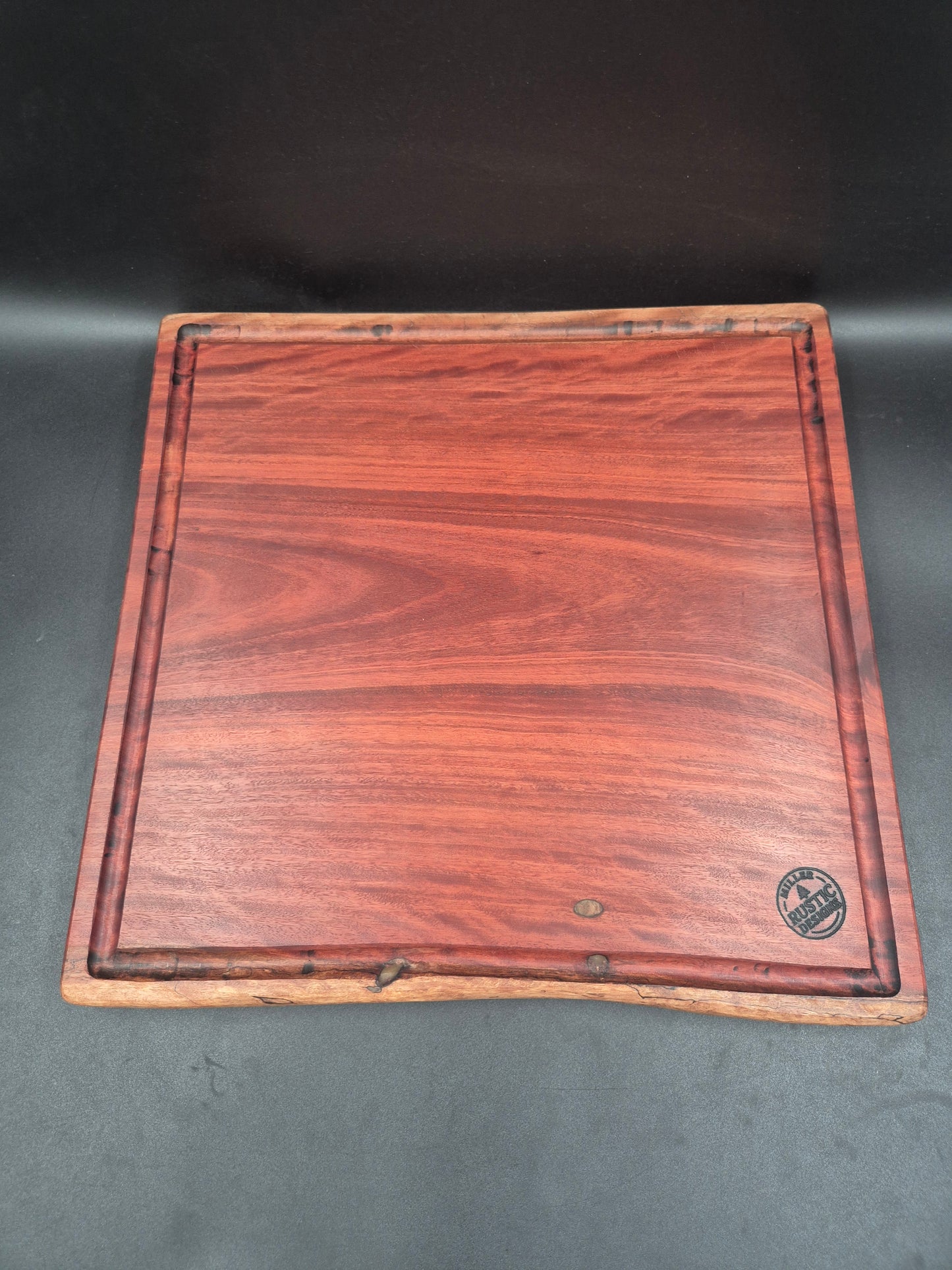 Ironbark Chopping Block with Drip Edge